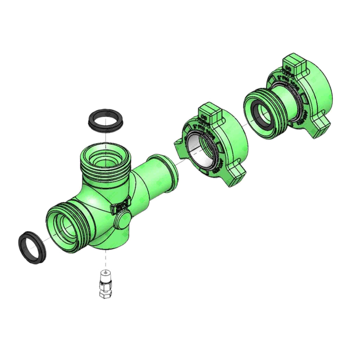 Positive Choke 5X7 2” 1502 MxF 10000 Psi Nace No Cap Big Iron Flow