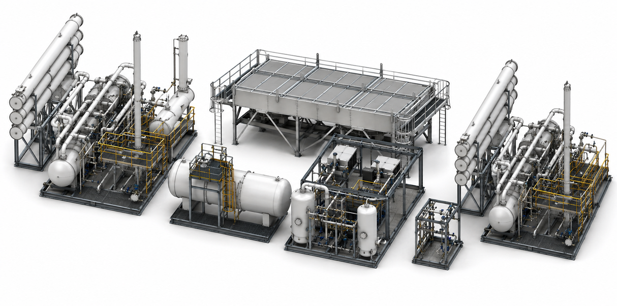 200 MMscfd Mechanical Refrigeration Dew Point Plant (NEW Surplus)