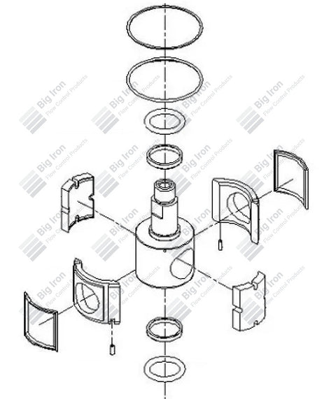 Plug Valve Repair Kit, Major, SPM SP150, 2" 1502, STD Service, OEM